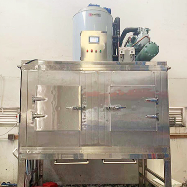 华豫兄弟5吨不锈钢片冰机交付广州某食品厂使用